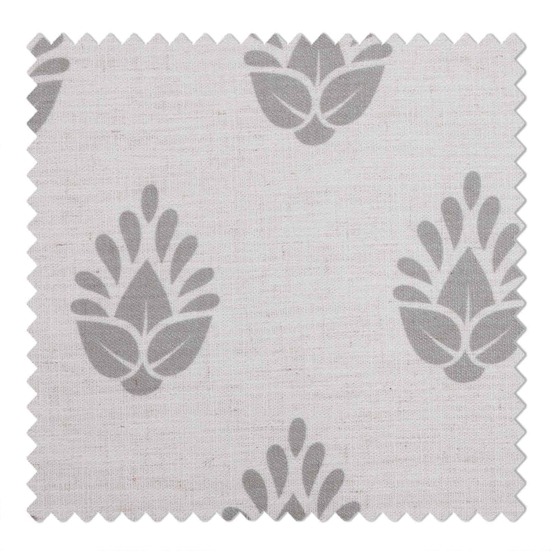 Stefana Silber x TWOPAGES Printed Linen Blend Roman Blind Cord Lift