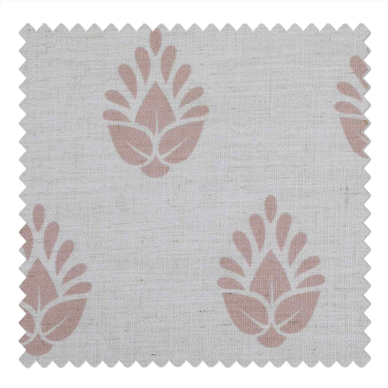 Stefana Silber x TWOPAGES Printed Linen Blend Roman Blind Cord Lift