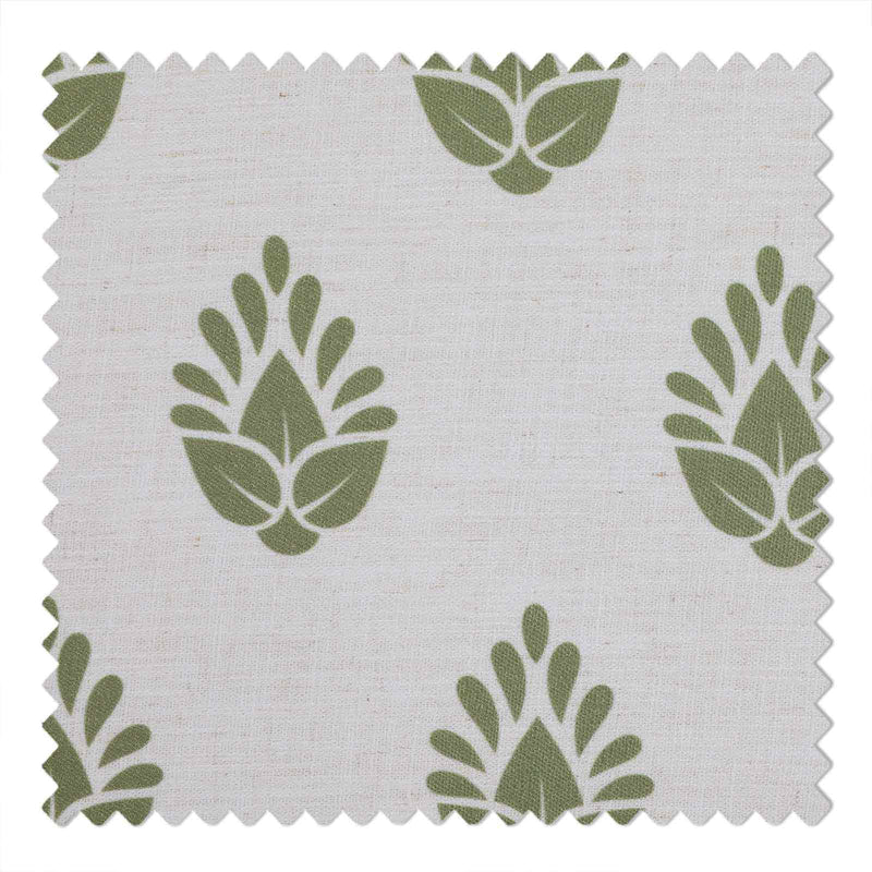 Stefana Silber x TWOPAGES Printed Linen Blend Roman Blind Cord Lift