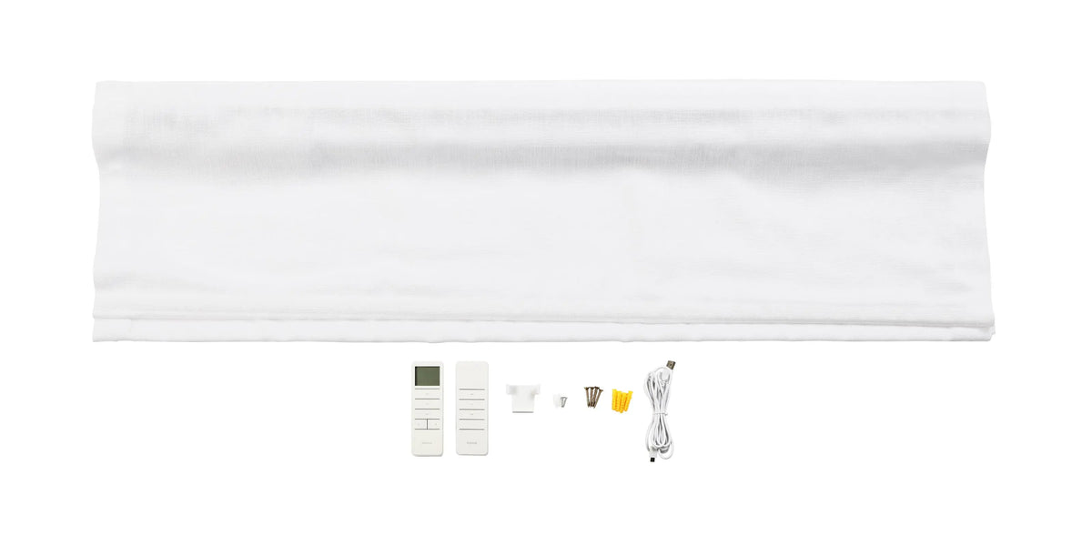 Smart Motorised Plain Roman Blind Cordless