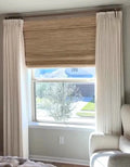 Lay Natural Ramie Bamboo Woven Blind - Beige Brown