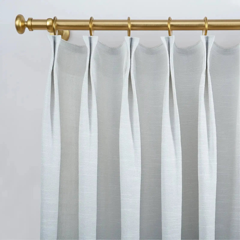 Jawara Textured Linen Cotton Pleated Curtains
