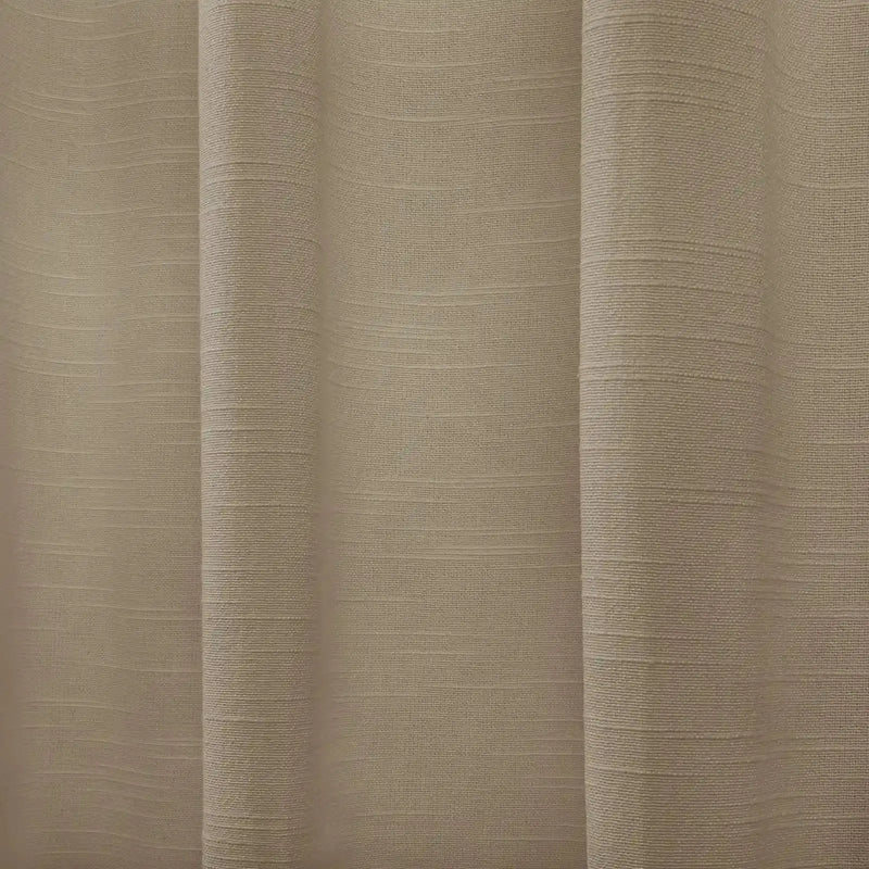 Jawara Textured Linen Cotton Pleated Curtains