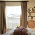 Jawara Textured Linen Cotton Pleated Curtains