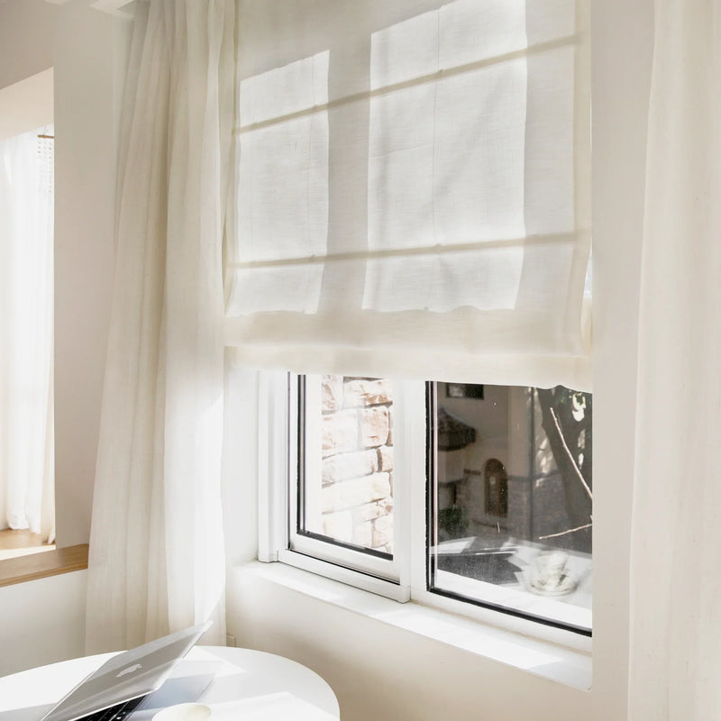 Flat Fold Roman Blind Cordless