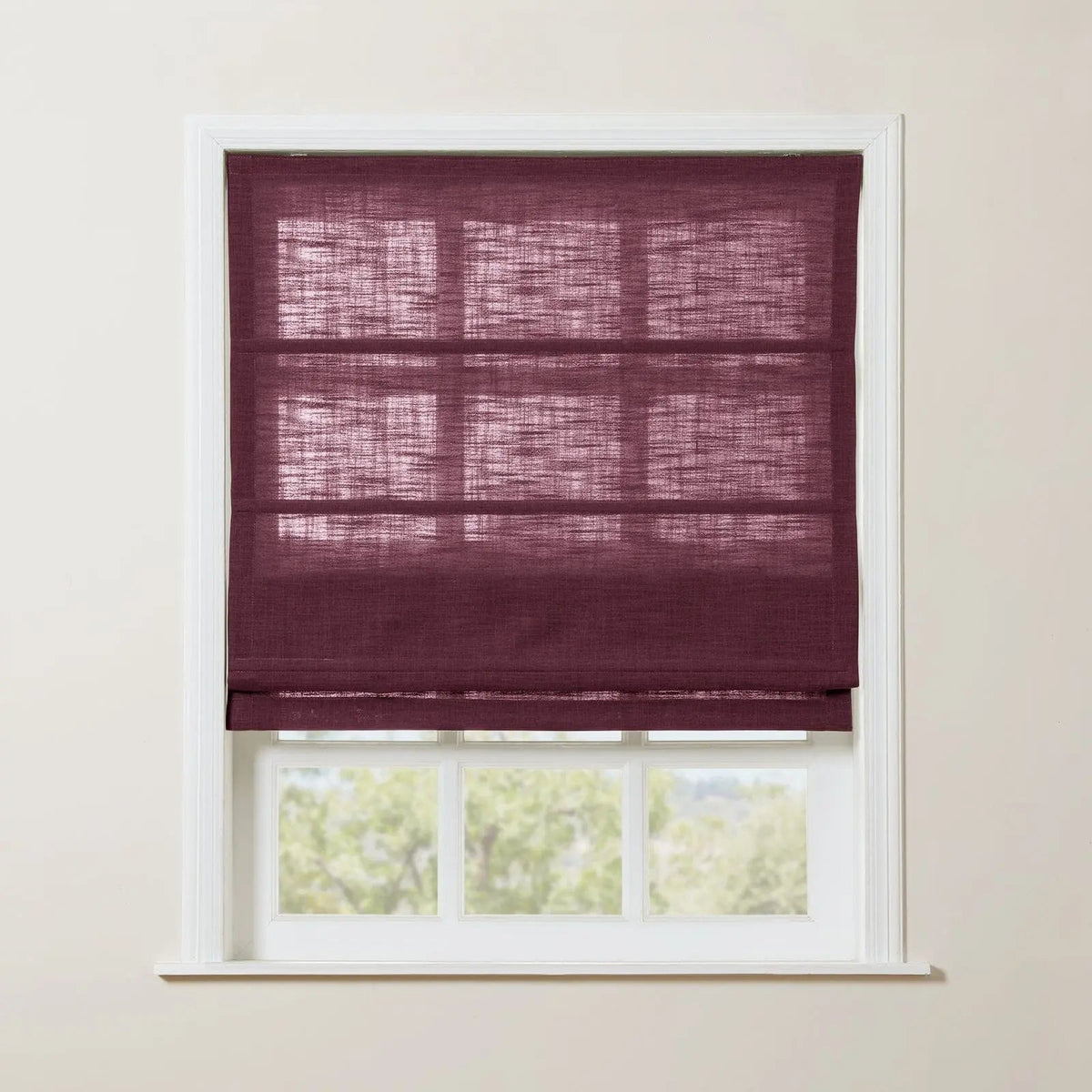 Liz Linen Roman Blind Cordless