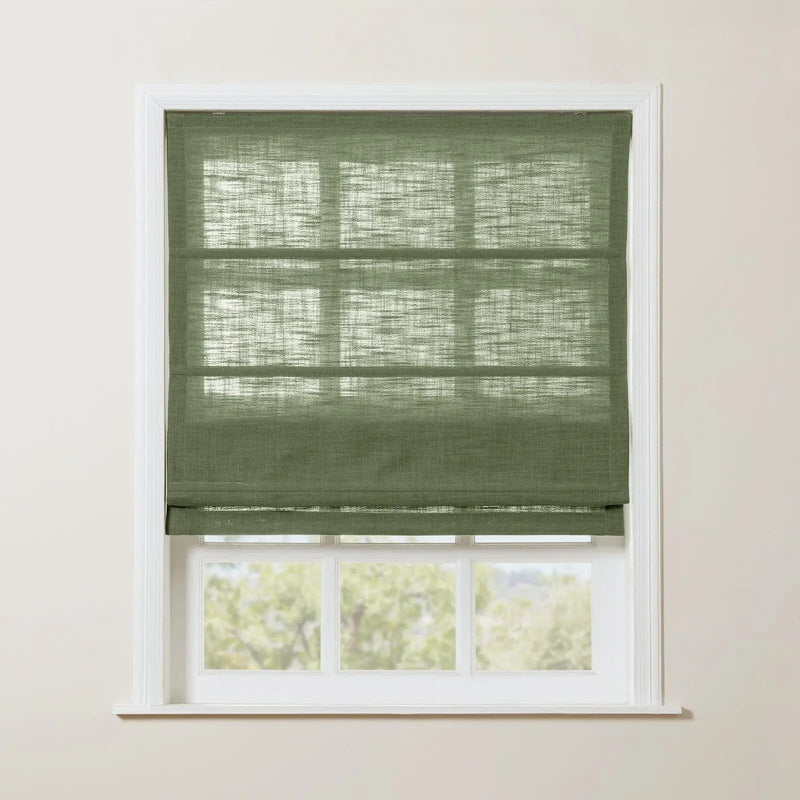 Liz Linen Roman Blind Cordless
