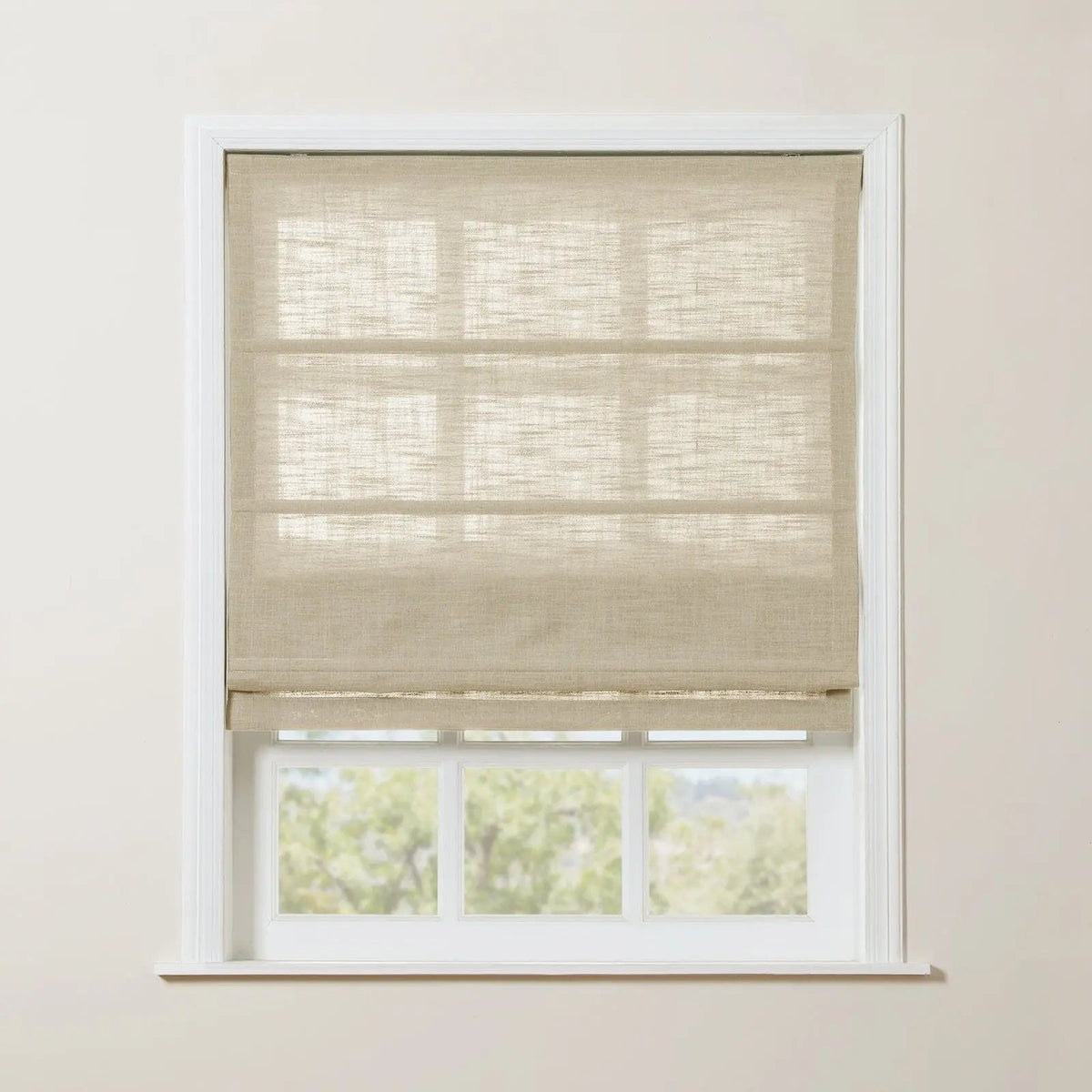 Liz Linen Roman Blind Cordless