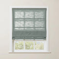 Liz Linen Roman Blind in Wooden Headrail Cordless