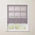 Liz Linen Roman Blind in Wooden Headrail Cordless
