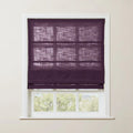 Liz Linen Roman Blind in Wooden Headrail Cordless