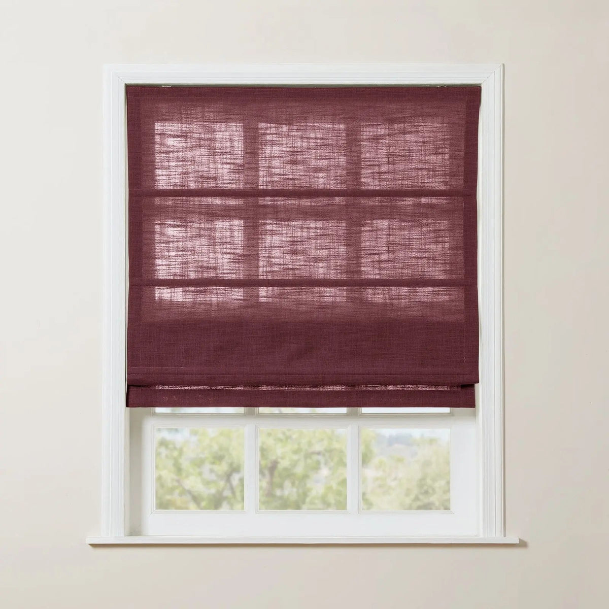 Liz Linen Roman Blind Cordless