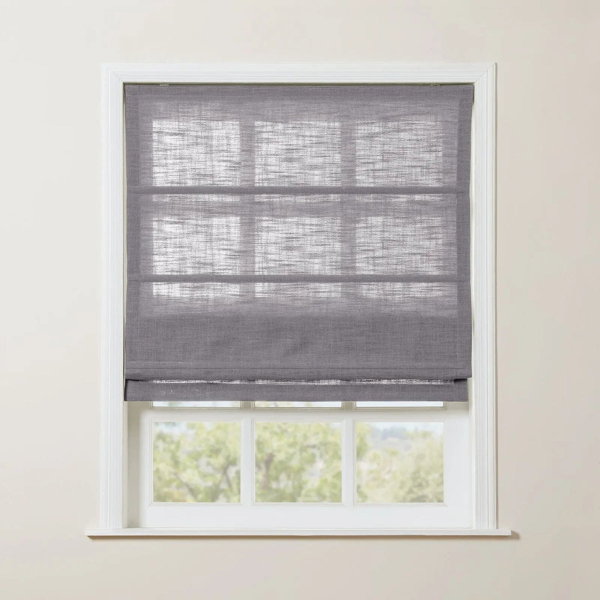 Liz Linen Roman Blind Cordless