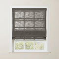 Liz Linen Roman Blind in Wooden Headrail Cordless