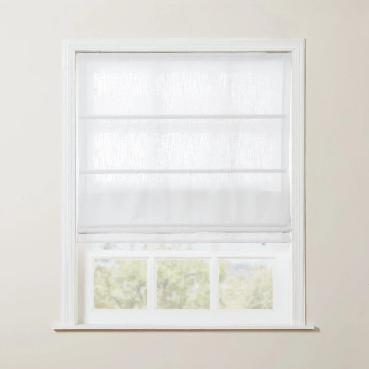 Kyla Linen Blend Roman Blind Cordless