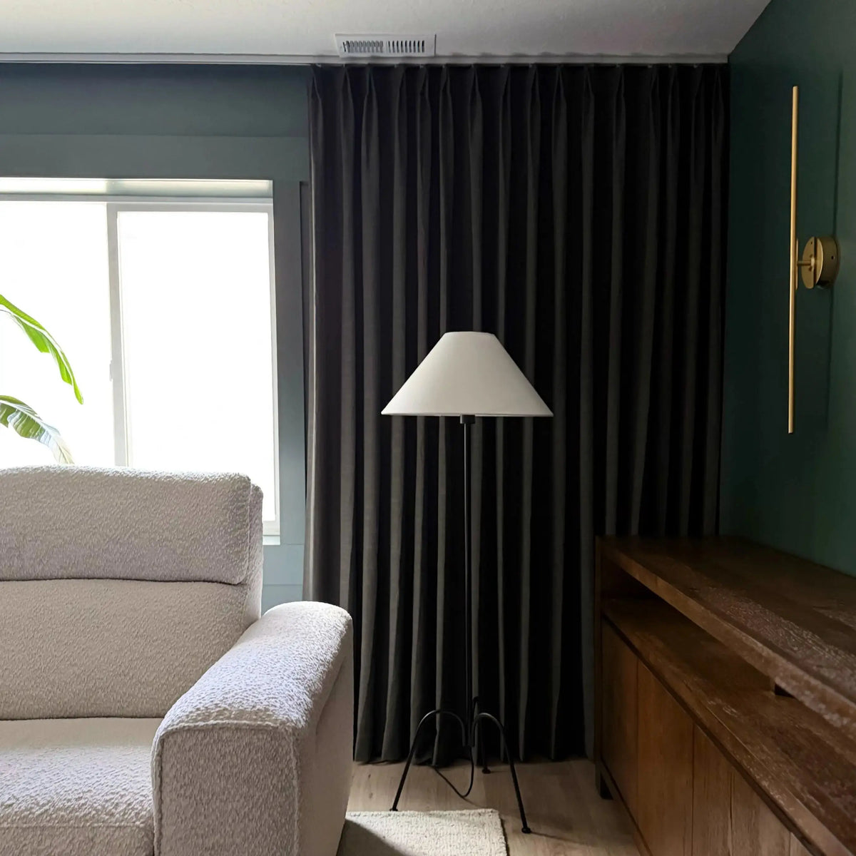 Jawara Textured Linen Cotton Pleated Curtains