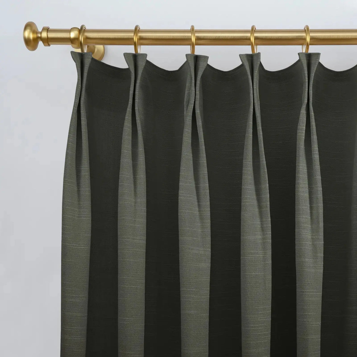 Jawara Textured Linen Cotton Pleated Curtains