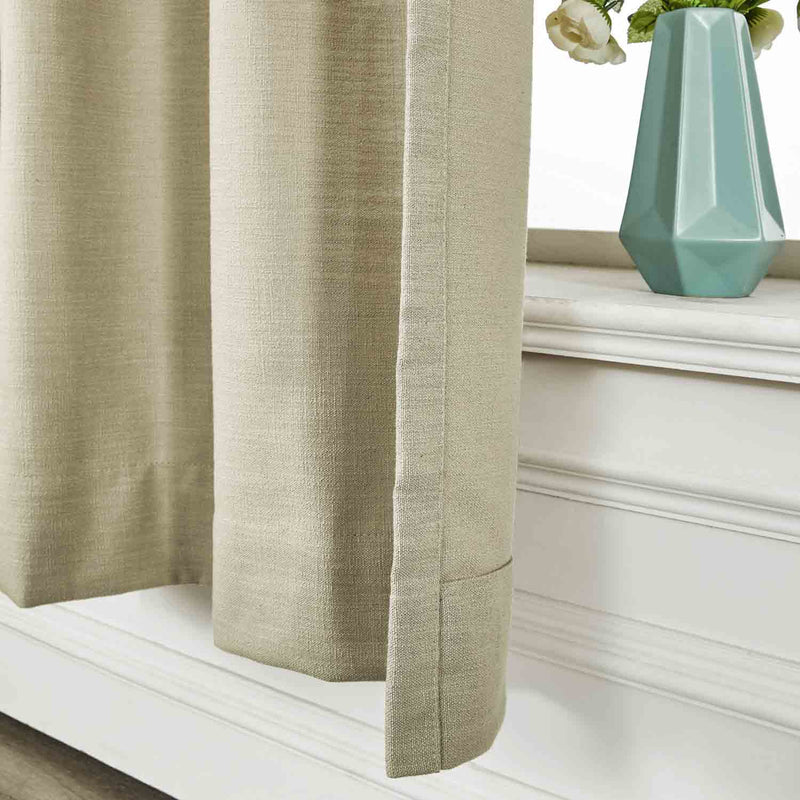 Isabella Heavyweight Cotton Eyelet Curtains