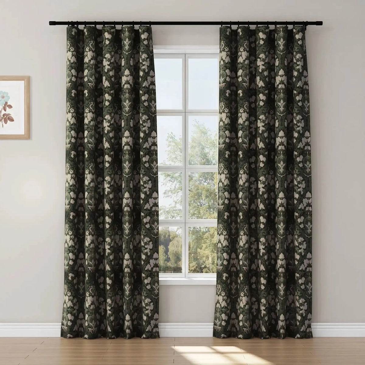 Sara Le x TWOPAGES Vintage Printed Linen Soft Top Curtains