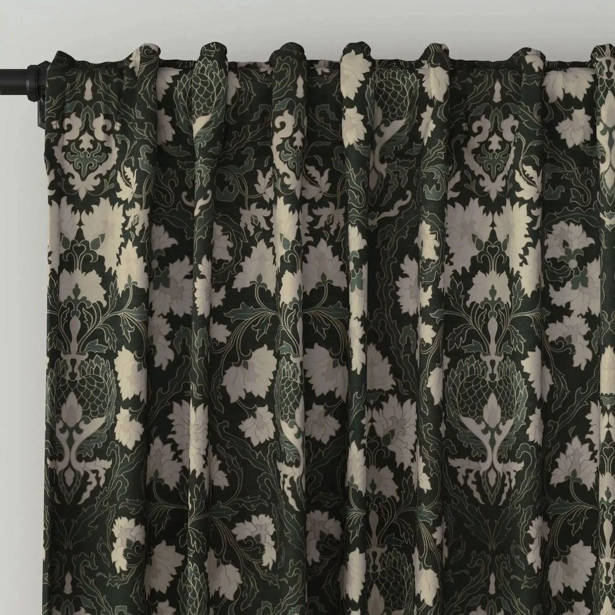 Sara Le x TWOPAGES Vintage Printed Linen Soft Top Curtains