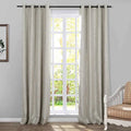 Jawara Textured Linen Cotton Eyelet Curtains