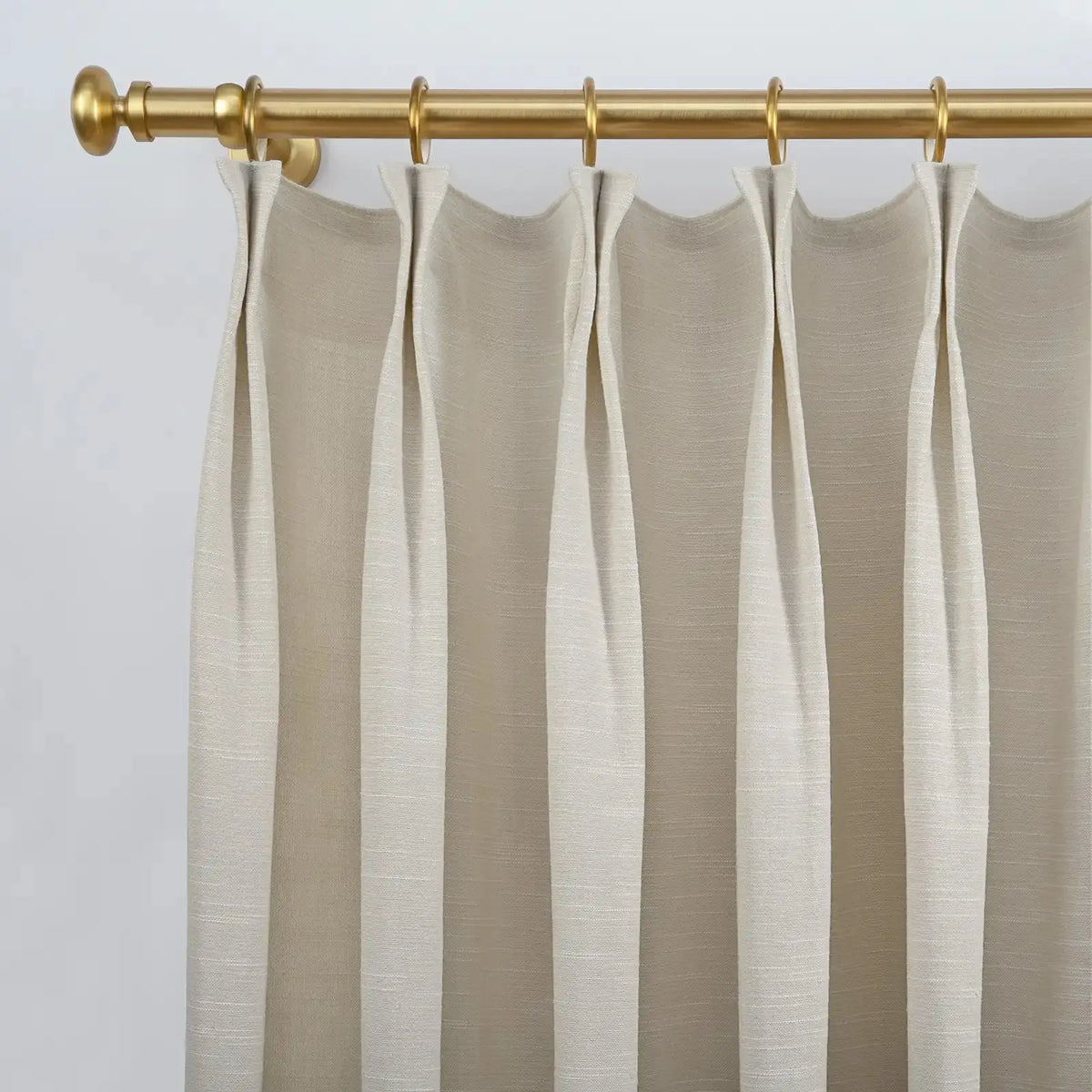 Jawara Textured Linen Cotton Pleated Curtains