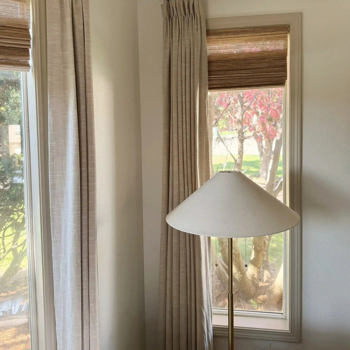 Jawara Textured Linen Cotton Pleated Curtains