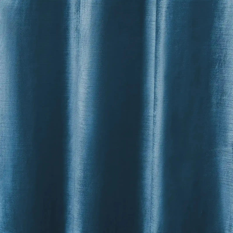 Veda Lustrous Cotton Velvet Pleated Curtains