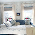 Jawara Textured Linen Cotton Tie Top Curtains