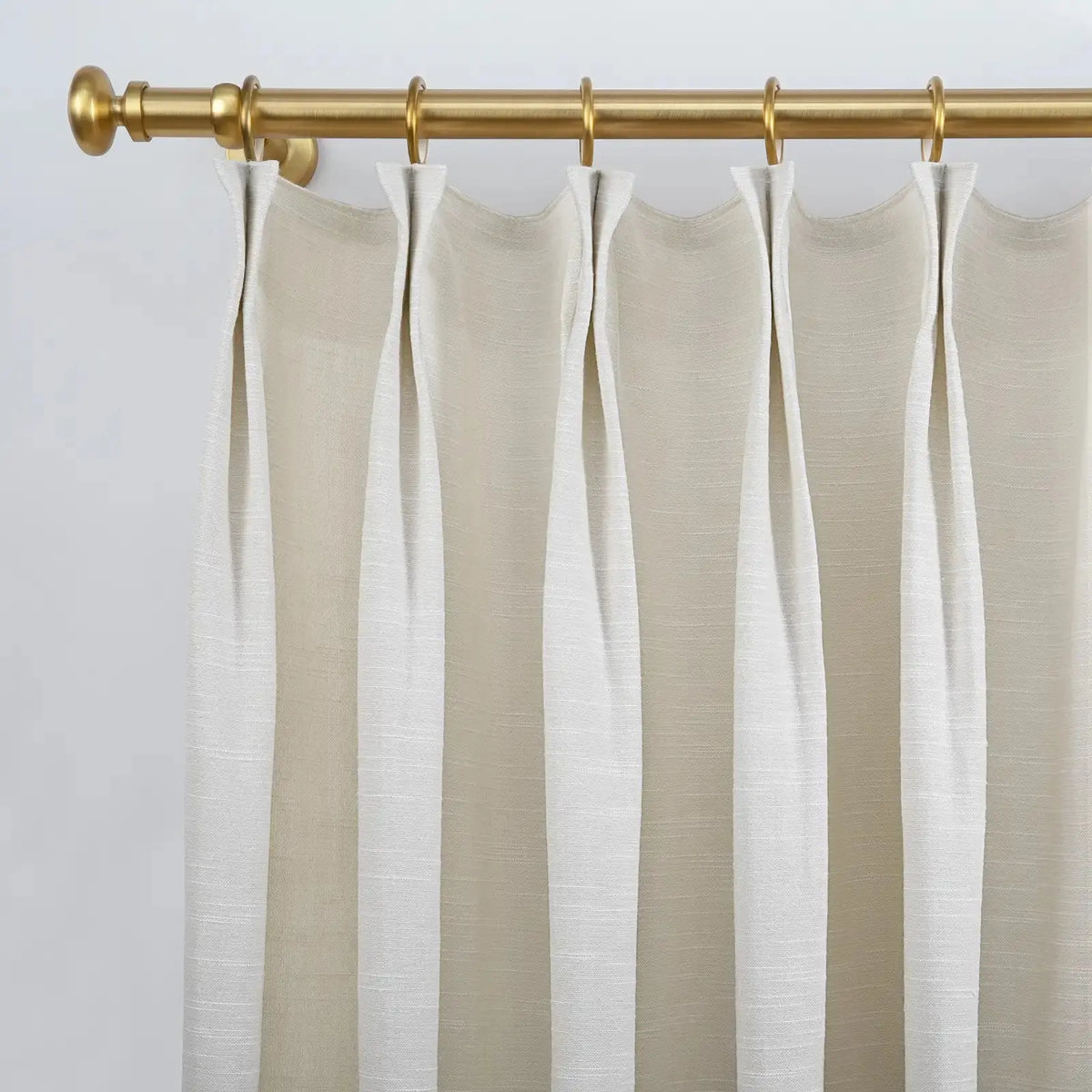 Jawara Textured Linen Cotton Pleated Curtains