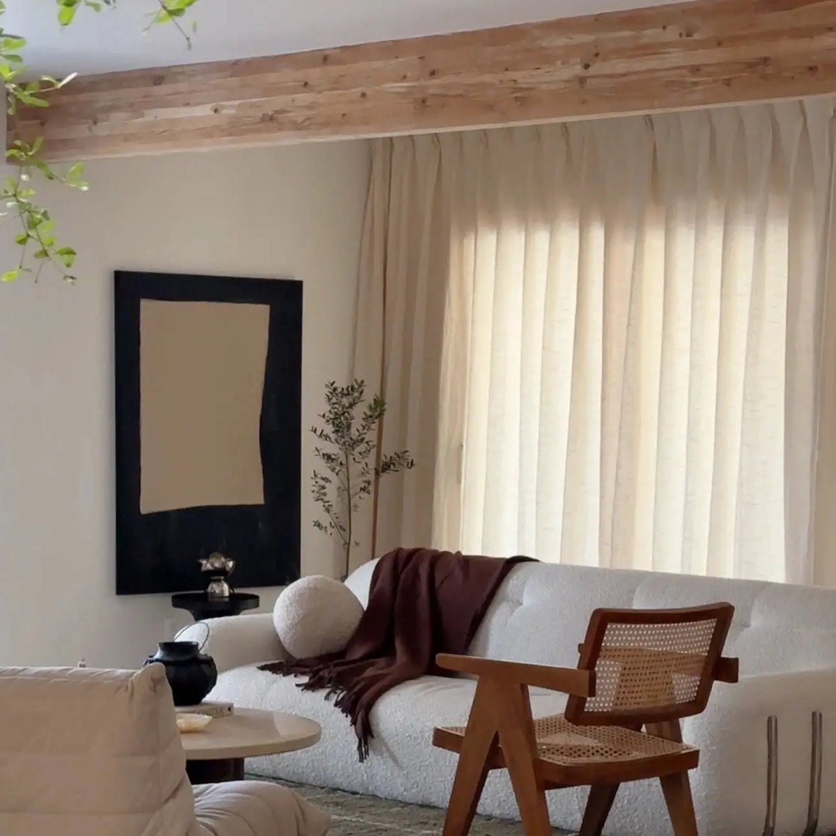 Jawara Textured Linen Cotton Pleated Curtains