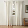 Jawara Textured Linen Cotton Soft Top Curtains