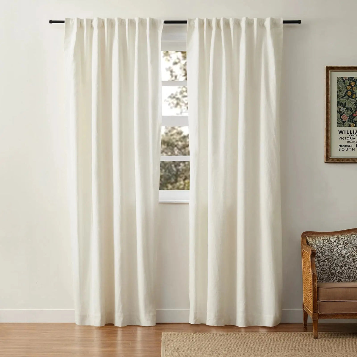 Jawara Textured Linen Cotton Soft Top Curtains