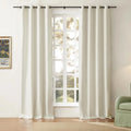 Jawara Textured Linen Cotton Eyelet Curtains
