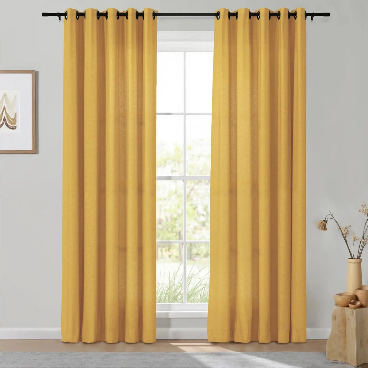 Isabella Heavyweight Cotton Eyelet Curtains