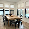 Patti Belgian Linen Roman Blind Cordless