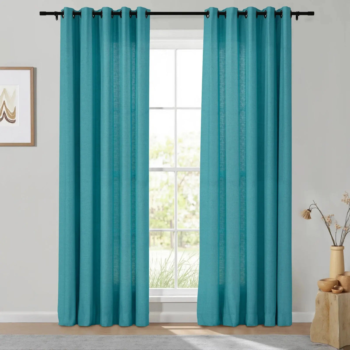 Isabella Heavyweight Cotton Eyelet Curtains
