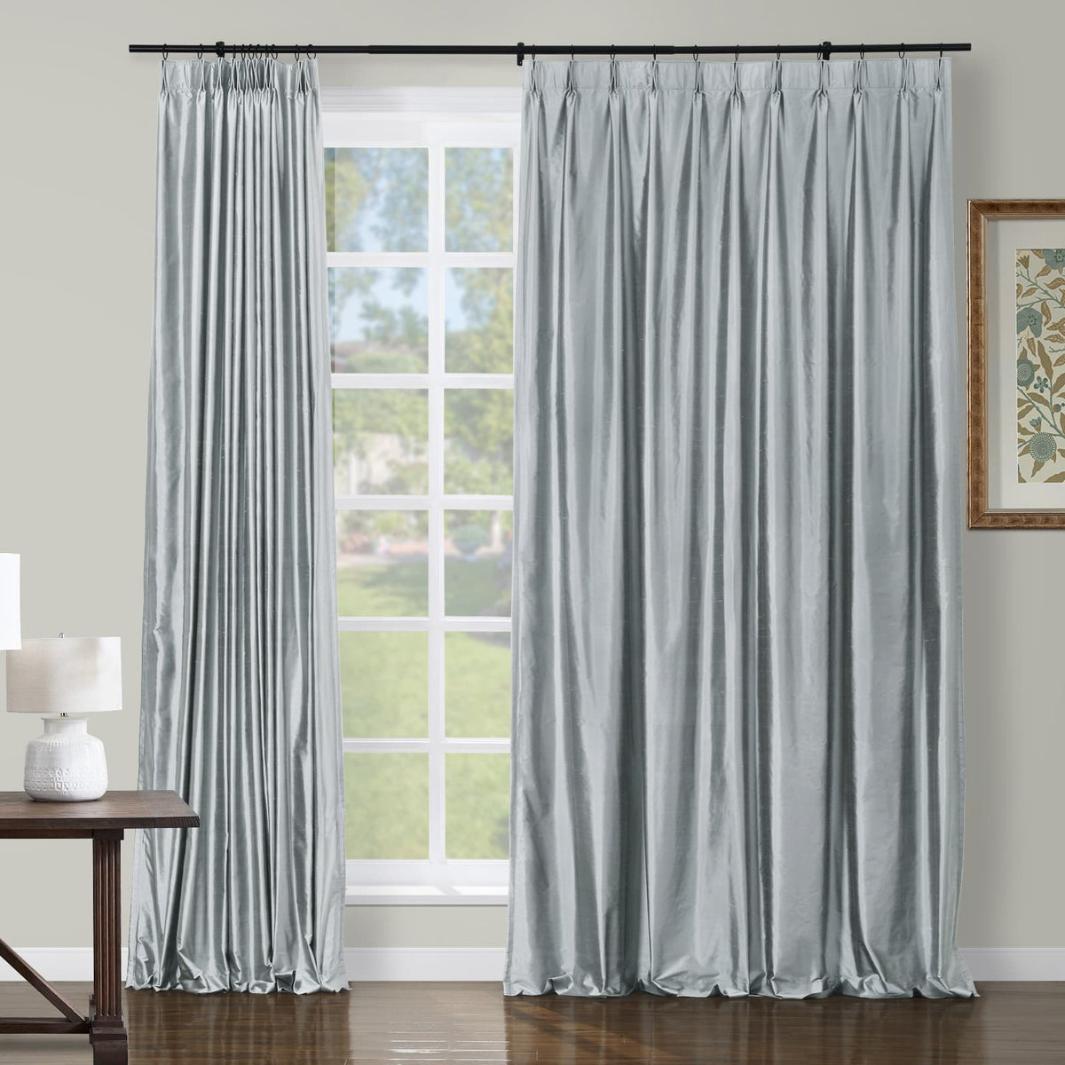 Selman Dupioni Silk Pleated Curtain