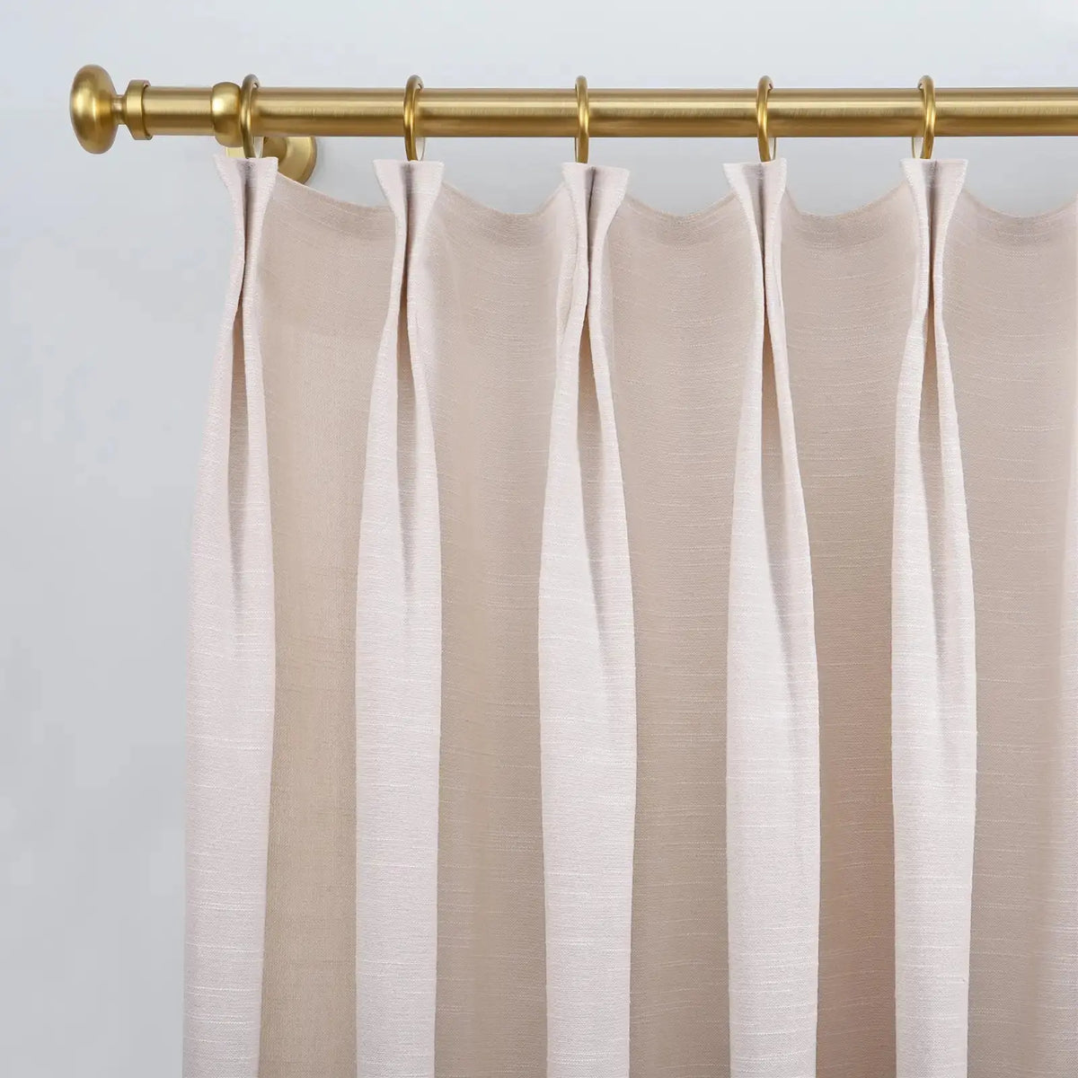 Jawara Textured Linen Cotton Pleated Curtains
