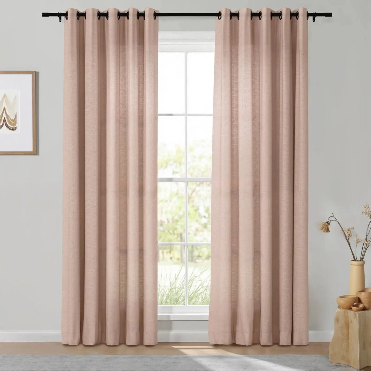 Isabella Heavyweight Cotton Eyelet Curtains