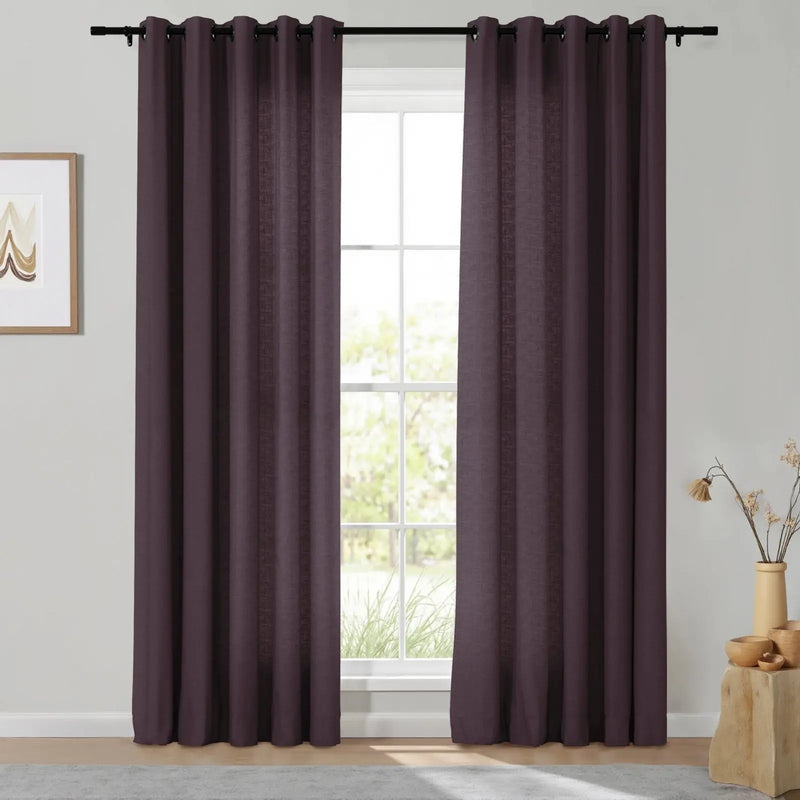 Isabella Heavyweight Cotton Eyelet Curtains