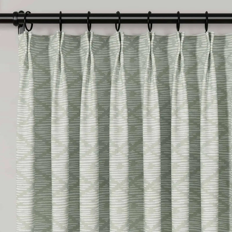 Holly Botanical Boho Pleated Curtains