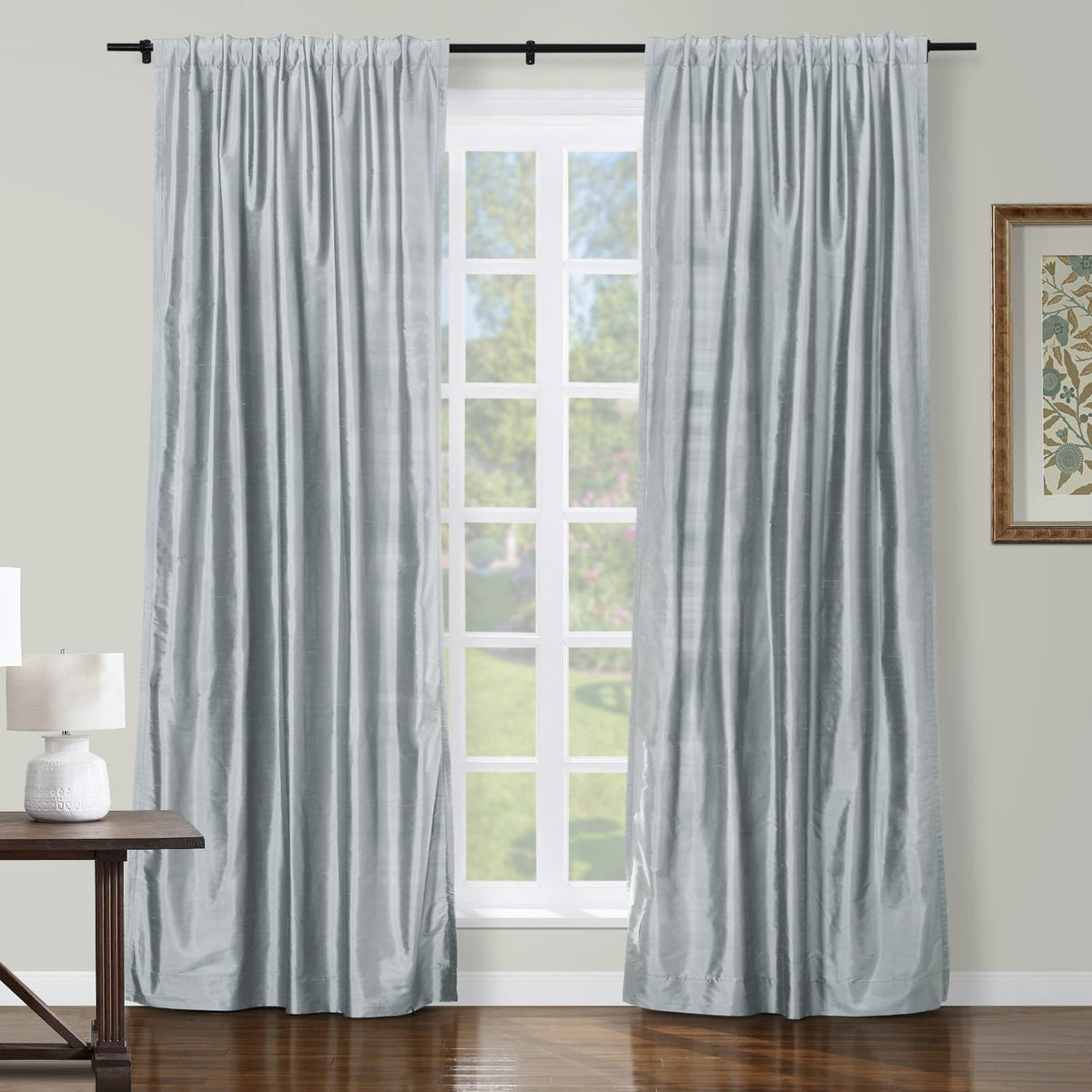 Selman Dupioni Silk Soft Top Curtain