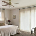 Ron Linen Cotton Herringbone Pleated Curtains