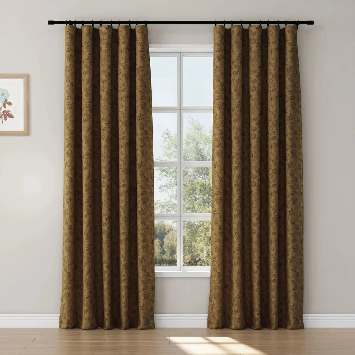 Sara Le x TWOPAGES Vintage Printed Linen Soft Top Curtains