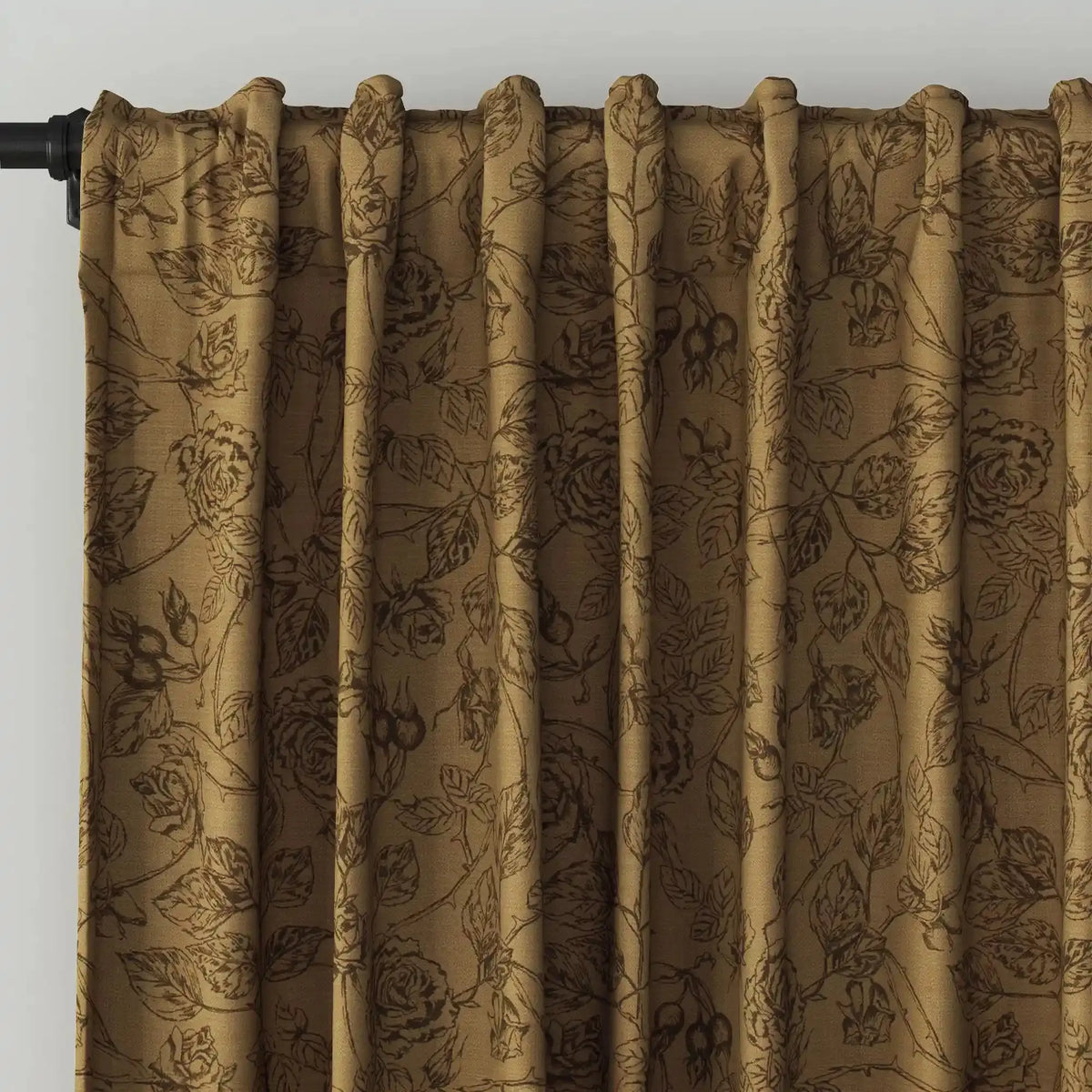 Sara Le x TWOPAGES Vintage Printed Linen Soft Top Curtains