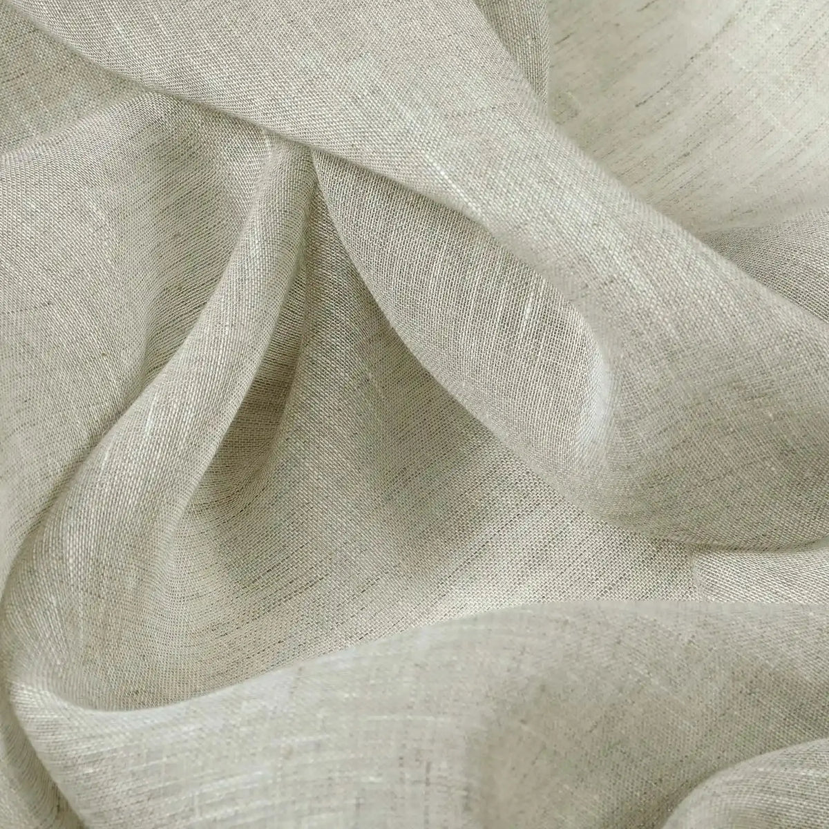 Joy Pure Linen Pleated Sheer Curtains