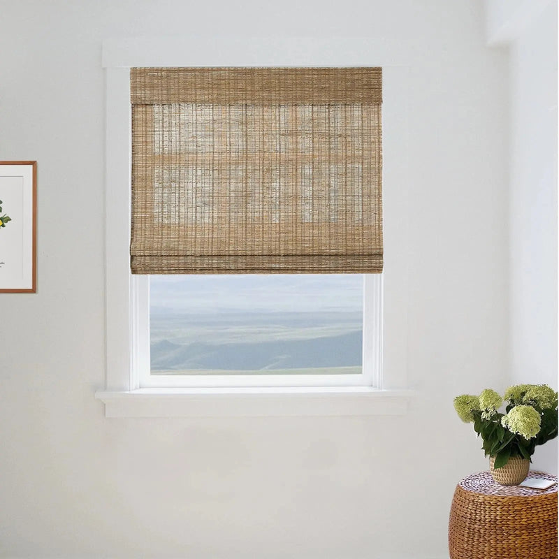 Lay Natural Jute Bamboo Woven Blind - Cinnamon