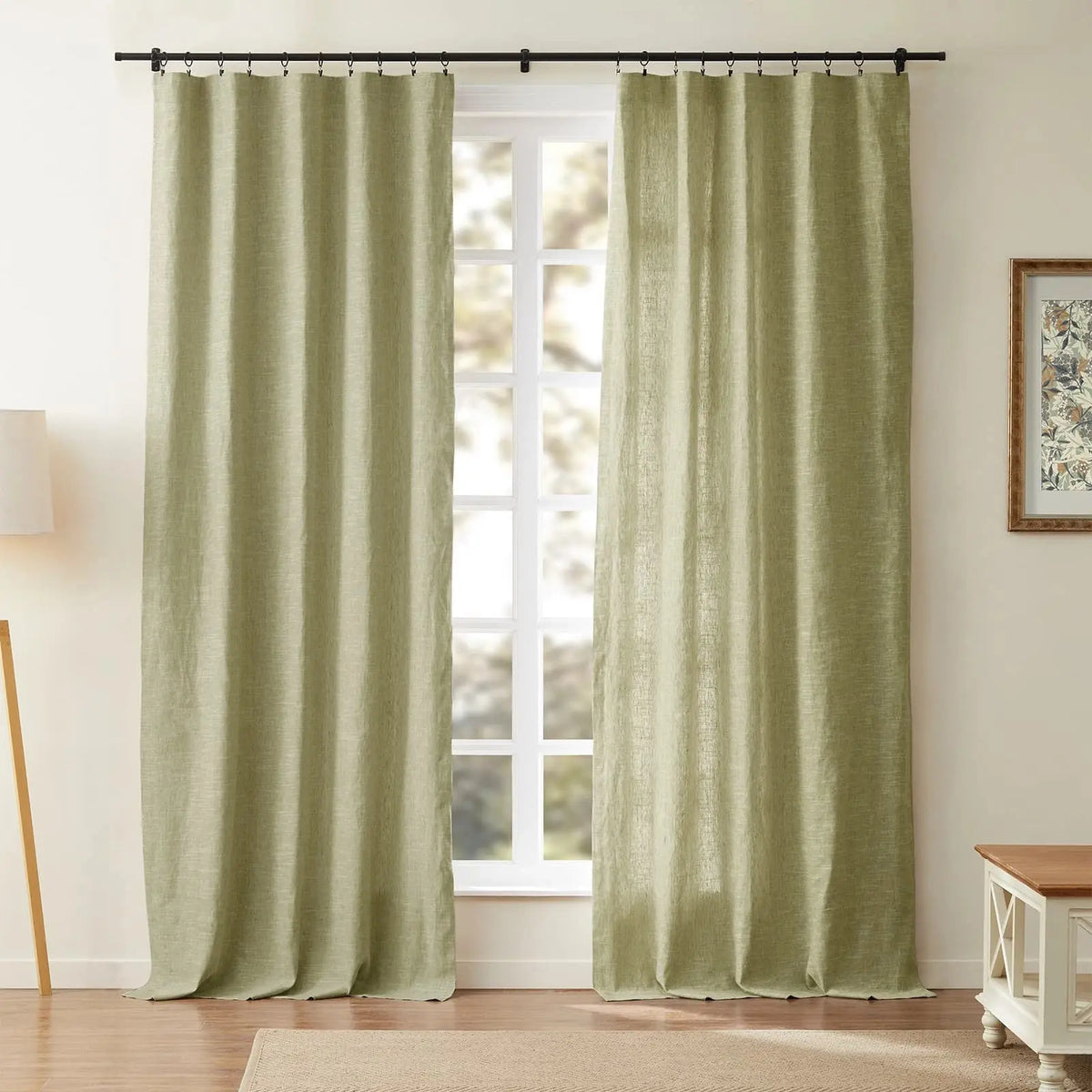 Jawara Textured Linen Cotton Soft Top Curtains