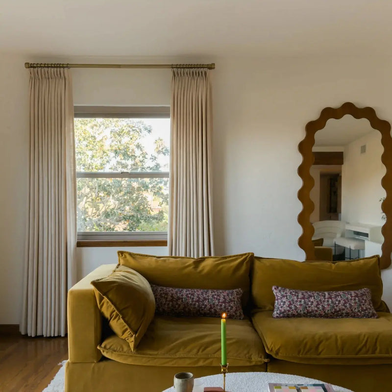 Liz Linen Pleated Curtains